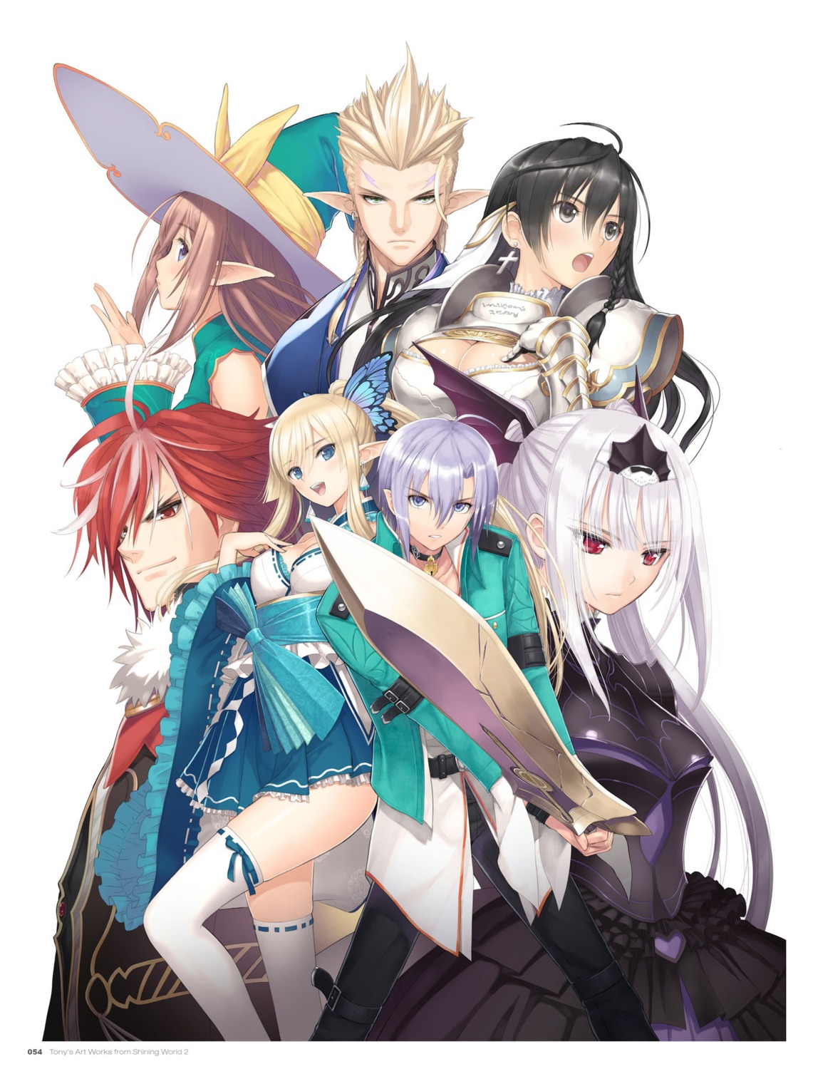 Sega Tony Taka Shining Resonance Shining World Agnum Bulletheart Excela